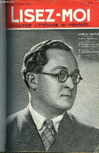 Lisez-moi - nouvelle série - n° 433 - La belle … | Immagine principale