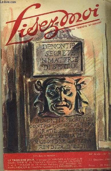 Lisez-moi n° 74 - Le troisième jour (suite) VII par … | Immagine principale