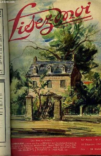 Lisez-moi n° 97 - La harpe irlandaise (suite) chapitre VI …