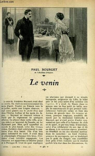 Lisez moi n° 215 - Le venin par Paul Bourget, Tentation par André Theuriet, Le mari de Mlle Heudier par Marcel Prévost, Chemineaux par Pierre Loti, Le roman du malade (XX) par Louis de Robert, Repos hebdomadaire par Pierre Mille, Dans l'ombre par Matilde
