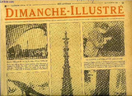 Dimanche-Illustr� n� 149 - Les projets du ministre des finances …