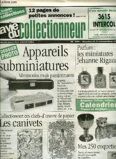 La vie du collectionneur n� 104 - Une trentaine de …