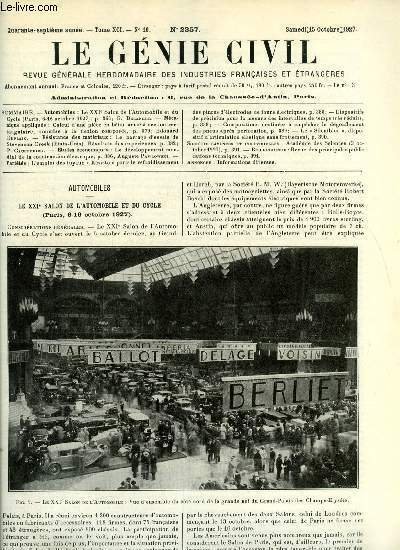 Le génie civil tome XCI n° 16 - Le XXIe … | Immagine principale