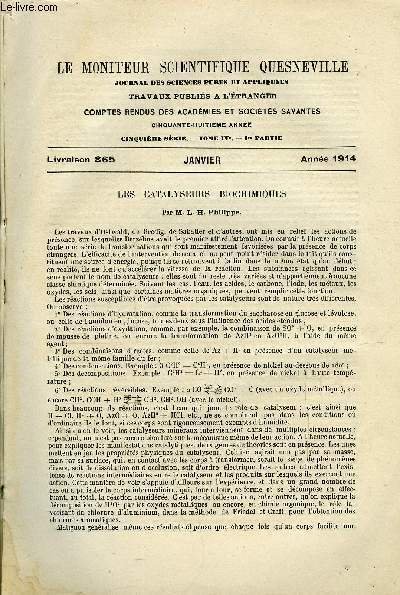 Le moniteur scientifique du docteur Quesneville n� 865 - Les … | Immagine principale