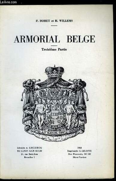 Armorial belge - troisième partie