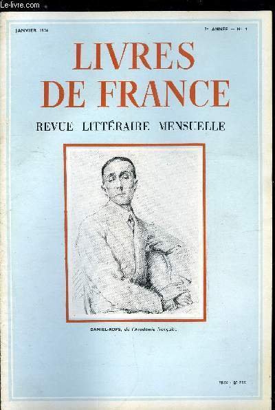 Livres de France n� 1 - Daniel-Rops par Andr� Brissaud, …
