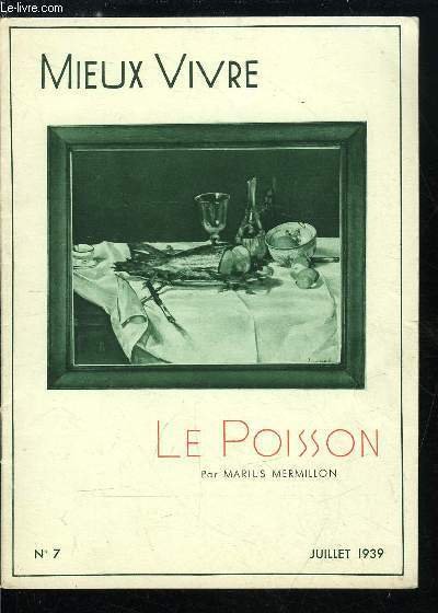 Mieux vivre n� 7 - Le poisson par Marius Mermillon