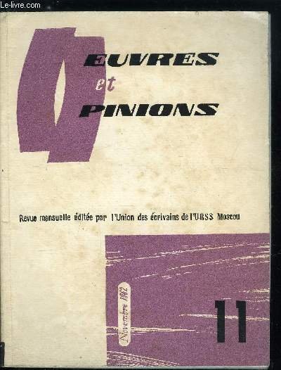 Oeuvres et opinions n� 47 - Le cahier bleu par … | Immagine principale