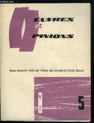 Oeuvres et opinions n� 53 - Ondes courtes par Victor Konetski, L'homme ne meurt jamais par Vladimir Maximov, Contes de la famille par Otia Iosseliani, La plan�te bleue par Sergu�i Nikitine, Ceux du laboratoire par Irina Grekova, Robert Rojdestvenski