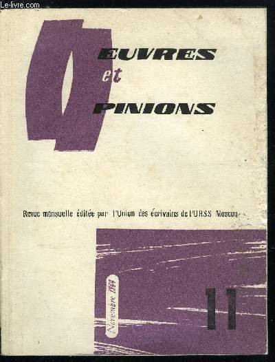 Oeuvres et opinions n� 71 - Le grand d�part par … | Immagine principale