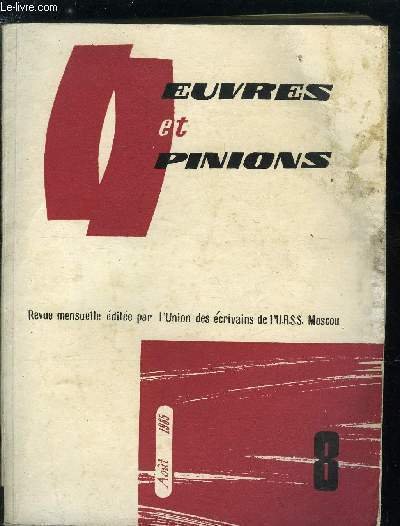 Oeuvres et opinions n� 80 - Le m�decin des vivants … | Immagine principale