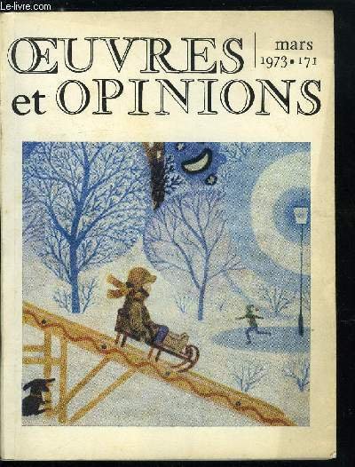 Oeuvres et opinions n� 171 - La litt�rature pour enfants … | Immagine principale