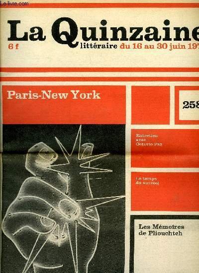 La quinzaine litt raire n 258 - Un surr alisme pour l'avenir par ...