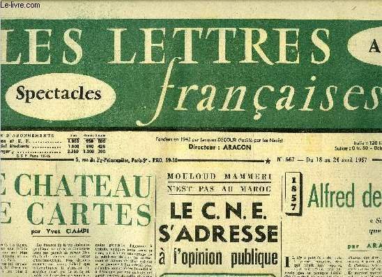 Les lettres fran�aises n� 667 - Le chateau de cartes … | Immagine principale