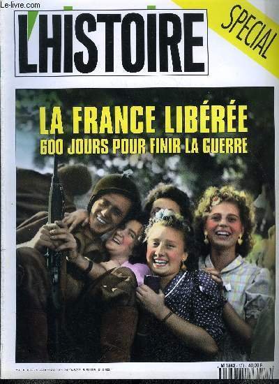 L'histoire n� 179 - La France lib�r�e, 600 jours pour … | Immagine principale