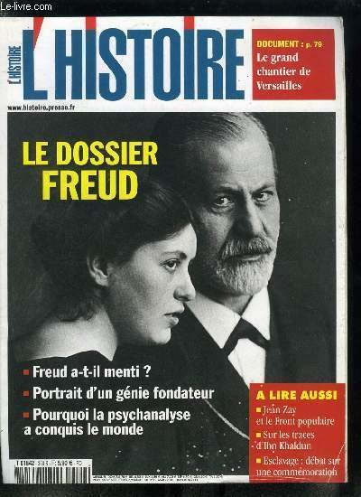L'histoire n° 309 - Le cas Freud, Chronologie : une … | Immagine principale