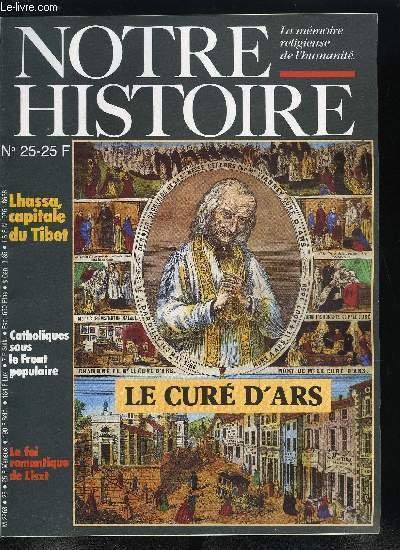 Notre histoire : la m�moire religieuse de l'humanit� n� 25 …