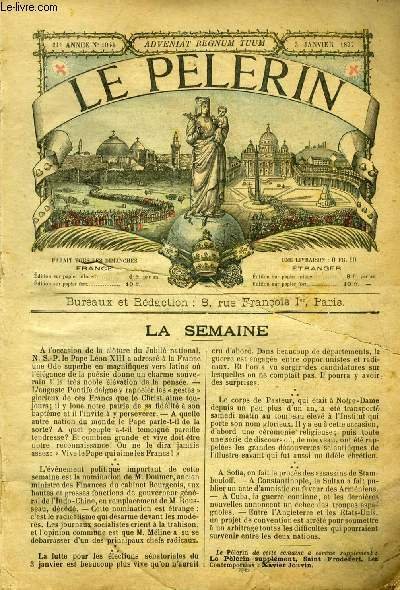 Le Pèlerin n° 1044 - Le tabac, le musulman de … | Immagine principale