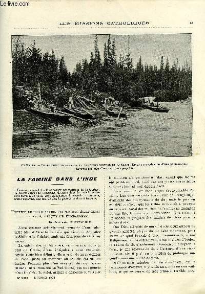 Les missions catholiques n� 2070 - La famine dans l'Inde, … | Immagine principale