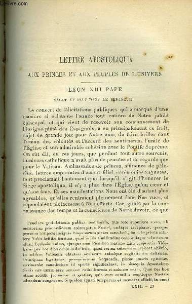 Etudes religieuses, philosophiques, historiques et litt�raires tome LXII n� 3 … | Immagine principale