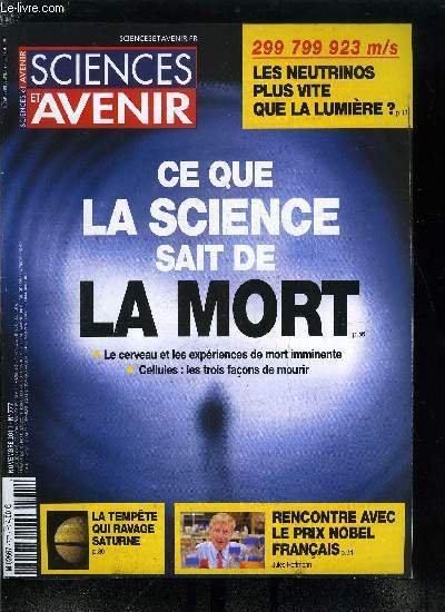 Sciences et avenir n� 777 - Les neutrinos vont-ils bousculer …