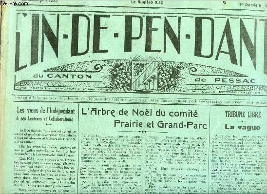 L'indépendant du canton de Pessac n° 45 - Les voeux …