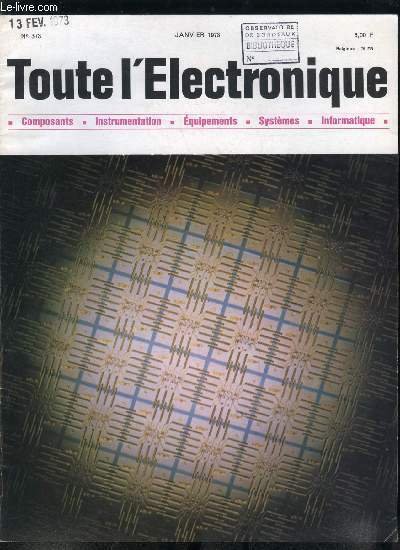 Toute l'électronique n° 373 - La mesure in situ des …