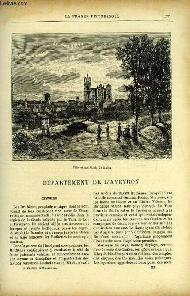 La France pittoresque tome 1 - Département de l'Aveyron - …