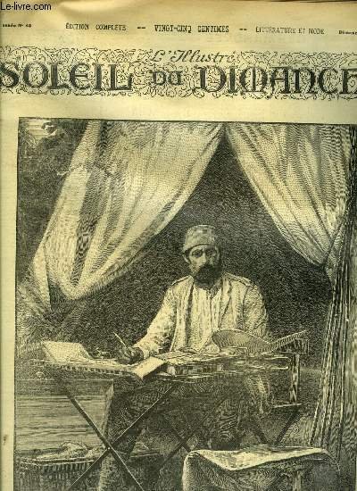 L'illustré, soleil du dimanche n° 40 - Emin-Pacha sous sa …