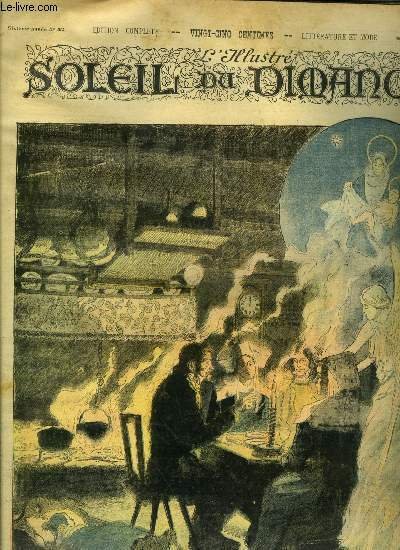 L'illustré, soleil du dimanche n° 52 - Réveillon breton, aquarelle de Parys, La sonnette par Emile Fouvillon, L'opinion de Jean par Alfred Capus, Le philosophe Norbert par Albert Cim, Physiologie du tabac par H. de Balzac, Bébé pneumatique par Carolus