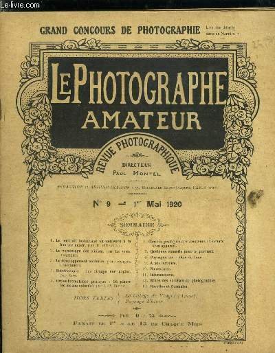 Le photographe amateur n° 9 - Le portrait instantané en …