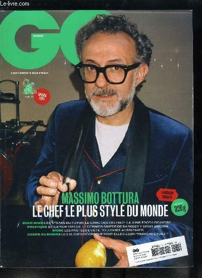 GQ n° 131 - En couverture : Massimo Bottura, Chris Hemsworth enfile une nouvelle fois le costume de Thor, et il a bien raison, Découvrez les meilleurs casques de cet été, Ce que je sais par Mathieu Gallet qui lance une plateforme de podcasts, Les montres