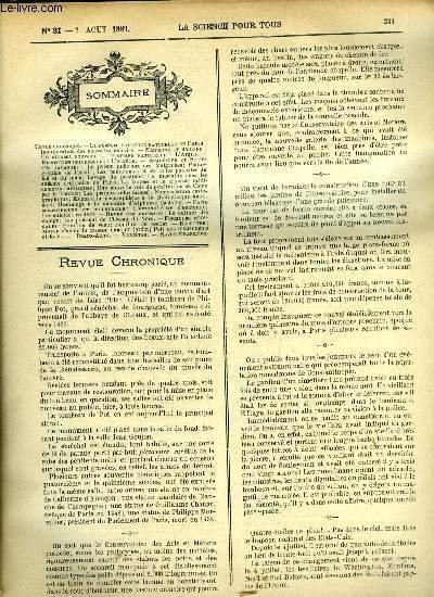 La science pour tous n° 31 - Inauguration des nouvelles …