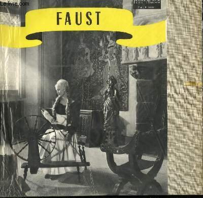 DISQUE VINYLE 33T FAUST OPERA EN 5 ACTES EXTRAITS : INVOCATION : AVANT DE QUITTER CES LIEUX. / LE VEAU D'OR / FAITES LUI MES AVEUX. / CAVATINE : QUEL TROUBLE INCONNU ME PENETRE / CHANSON DU ROI DE THULE ET AITR DES BIJOUX / SCENE DU JARDIN .