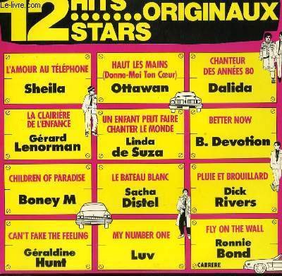 DISQUE VINYLE 33T 12 HITS ORIGINAUX / L'AMOUR AU TELEPHONE …