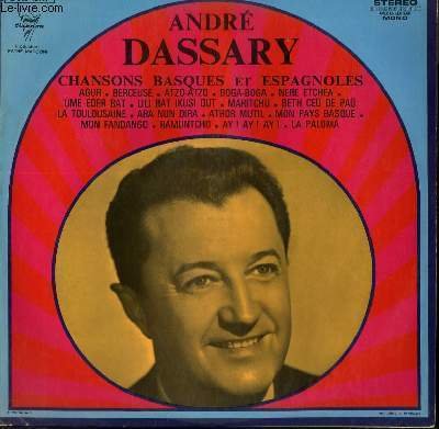 DISQUE VINYLE 33T CHANSONS BASQUES ET ESPAGNOLES / AGUR / …