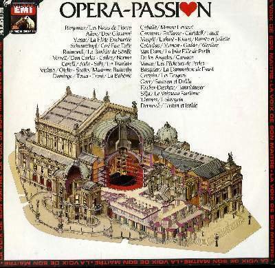 2 DISQUES VINYLE 33T OPERA PASSION.LES NOCES DE FIGARO DE MOZART / LE BARBIER DE SEVILLE DE ROSSINI / LA DAMNATION DE FAUST DE BERLIOZ / TANNH�USER DE WAGNER / ROMEO ET JULIETTE DE GOUNOD / FAUST DE GOUNOD / SAMSON ET DALILA SE SAINT SA�NS.