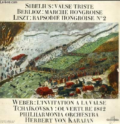 DISQUE VINYLE 33T OUVERTURE 1812, MARCHE HONGROISEDE "LA DAMNATION DE …