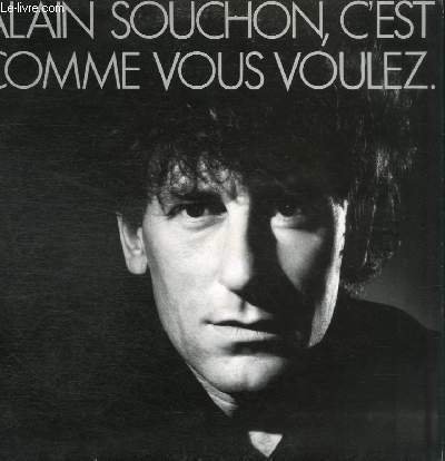 DISQUE VINYLE 33T C'EST COMME VOUS VOULEZ, FAUST, LES JOURS SANS MOI, LA VIE INTIME EST MARITIME, PORTBAIL, BALLADE DE JIM, PAYS INDUSTRIELS, POURQUOI TU T'PREPARES ?, J'VEUX DU CUIR, VOUS ETES LENTS.