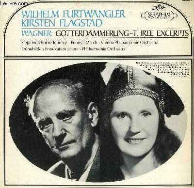 DISQUE VINYLE 33T SIEGFRIED'S RHINE JOURNEY, SIEGFRIED'S FUNERAL MARCH, BRUNNHILDE'S …