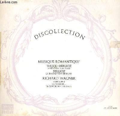 DISQUE VINYLE 33T INVITATION A LA VALSE PAR WEBER-BERLIOZ, LA DAMNATION DE FAUST PAR BERLIOZ. LOHENGRIN, LA WALKYRIE, LE CREPUSCULE DES DIEUX.