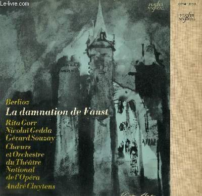 DISQUE VINYLE 33T LA DAMNATION DE FAUST.