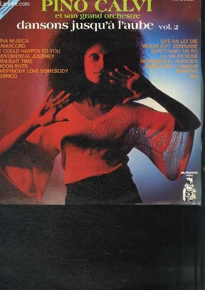 DISQUE VINYLE 33T UNA MUSICA, AMARCORD, IT COULD HAPPEN JOURNEY, TWILIGHT TIME, MOON RIVER, EVERYBODY LOVE SOMEBODY, SERPICO, LIVE AN LET DIE, MOONLIGHT SERENADE, ASPETTIAMO UN PO, LA VIE EN ROSE, SENTIMENTAL RAPSODY, PARLEZ-MOI D'AMOUR, MORITAT, MU.