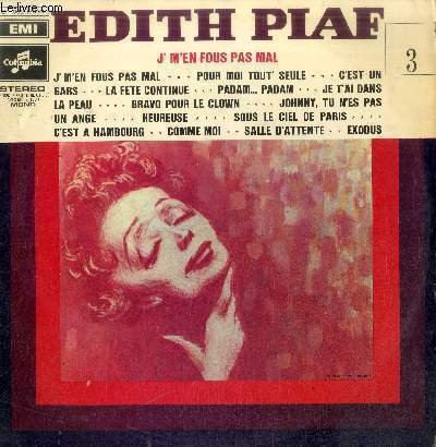 DISQUE VINYLE 33T J'M'EN FOU PAS MAL