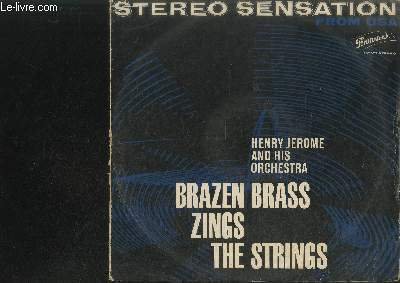 DISQUE VINYLE 33T : BRAZEN BRASS GOES LATIN