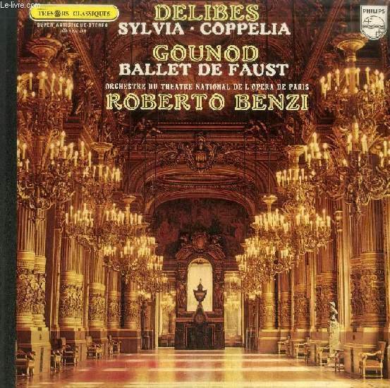 DISQUE VINYLE 33T : SYLVIA, COPPELIA, BALLET DE FAUST - …