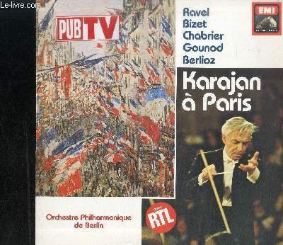 DISQUE VINYLE 33T : KARAJAN A PARIS - Ravel : …