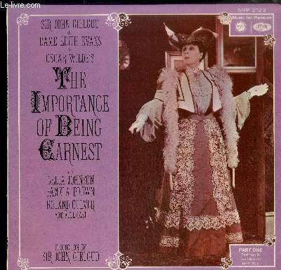 DISQUE VINYLE 33T : THE IMPORTANCE OF BEING EARNEST PART …