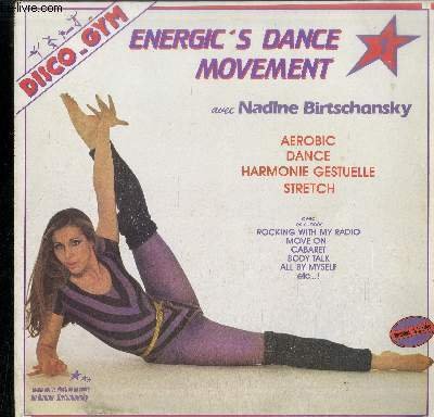 DISQUE VINYLE 33T : DISCO-GYM - ENERGIC'S DANCE MOVEMENT - …