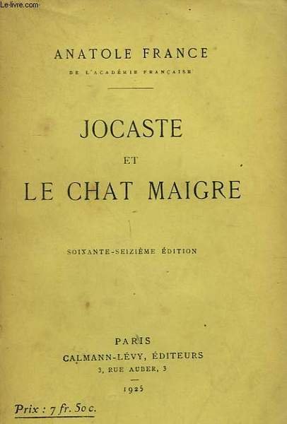 JOCASTE ET LE CHAT MAIGRE.